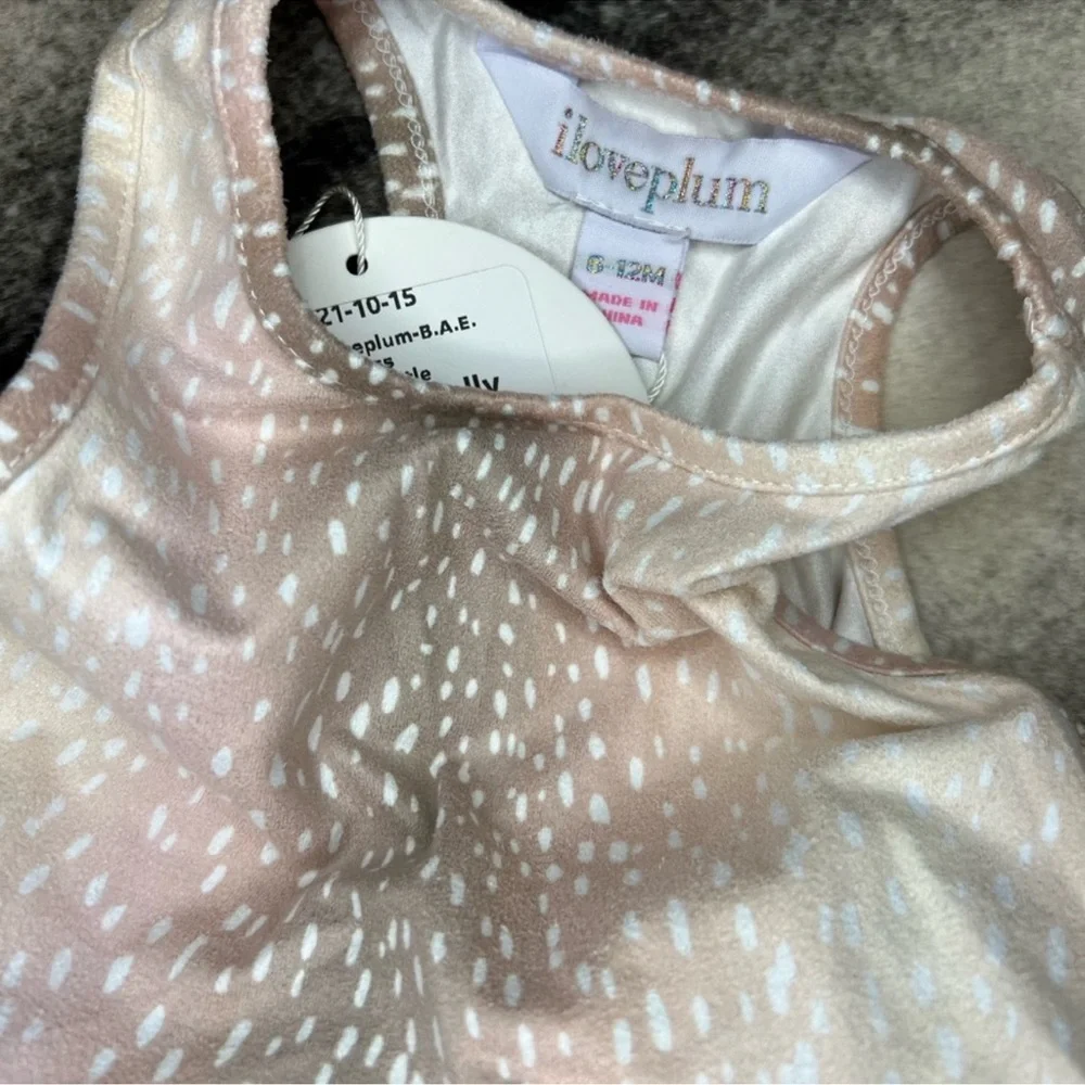iloveplum - BAE Suede Tutu Dress Fawn Print